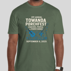 Towanda Porchfest 2025 T-Shirt Pre-Orders