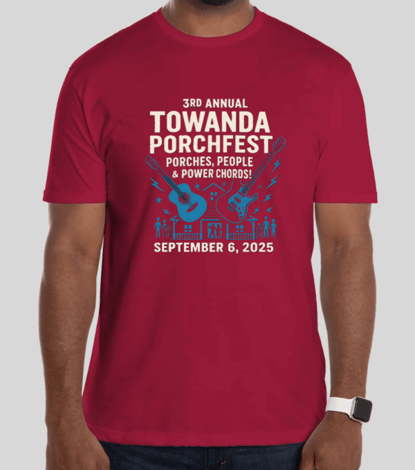 Towanda Porchfest 2025 T-Shirt Pre-Orders - Image 3